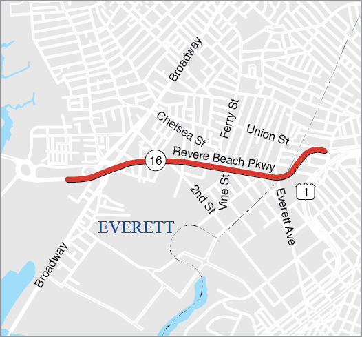 EVERETT: TARGETED MULTI-MODAL AND SAFETY IMPROVEMENTS ON ROUTE 16 EVERETT: TARGETED MULTI-MODAL AND SAFETY IMPROVEMENTS ON ROUTE 16